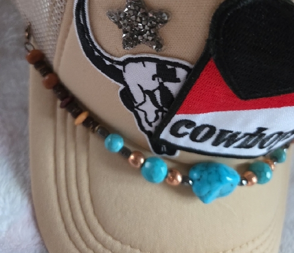 Cowboys Beige and Turquoise Cap - Picture 3 of 7
